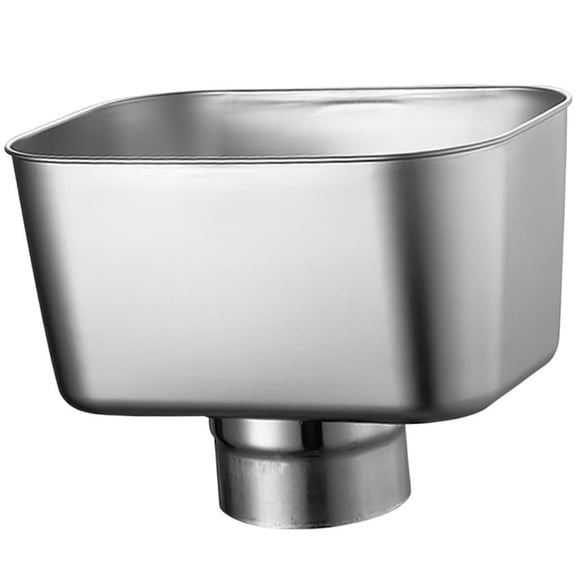 Portable Rainwater Drainage Connector Stainless Steel Gutter Downspout Adapter