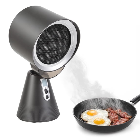 SAFH Portable Range Hood with Adjustable Height & Angle, 3-Speed Desktop Exhaust Fan, Washable Filter & Oil Cup for Indoor BBQ, Hot Pot | LED Light for RV, Dorm, Kitchen