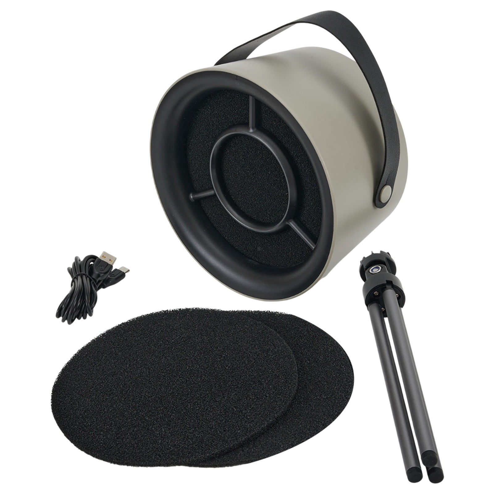 Portable Range Hood For Outdoor Grilling With Filters And Three Speeds