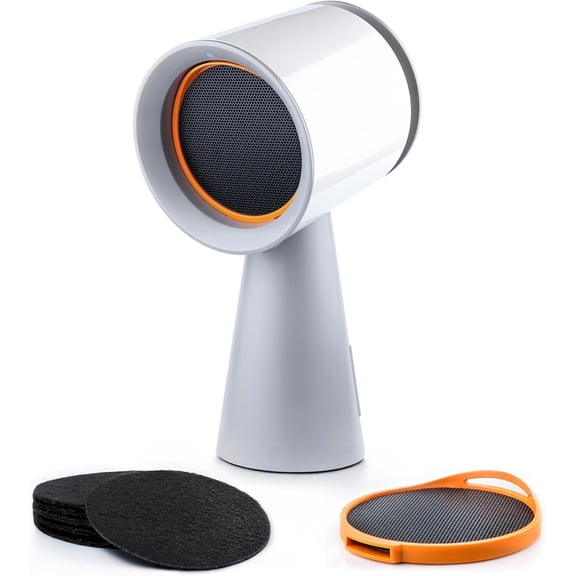 Portable Range Hood Kitchen-5-Layer Filter Compact Desktop Exhaust Fan, 3-Speed Removal, Low Noise Countertop Range Hood, Oil Cup, for Apartments, Dorm, RV, Indoor BBQ-