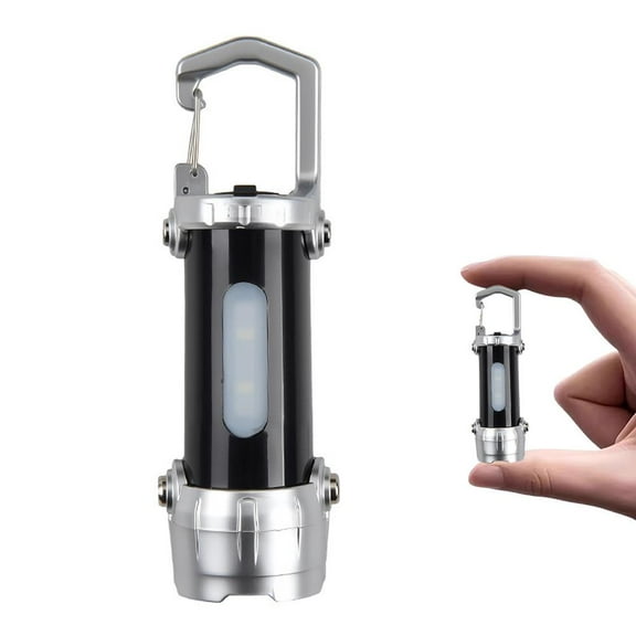 Portable Rechargeable Bright Keychain Flashlight Phone Charger, Mini Keychain Flashlight, 6 Modes, 300 Lumens Waterproof Keychains Flashlights