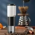 thumbnail image 1 of Portable Rechargeable Coffee Grinder, 5-Speed Adjustable, USB Charging, 3-Minute Timer, Easy Clean, ABS Material, White, 20.5x5.3x6cm, 370g, for Kitchen, Travel, Coffee Lovers, 1 of 8