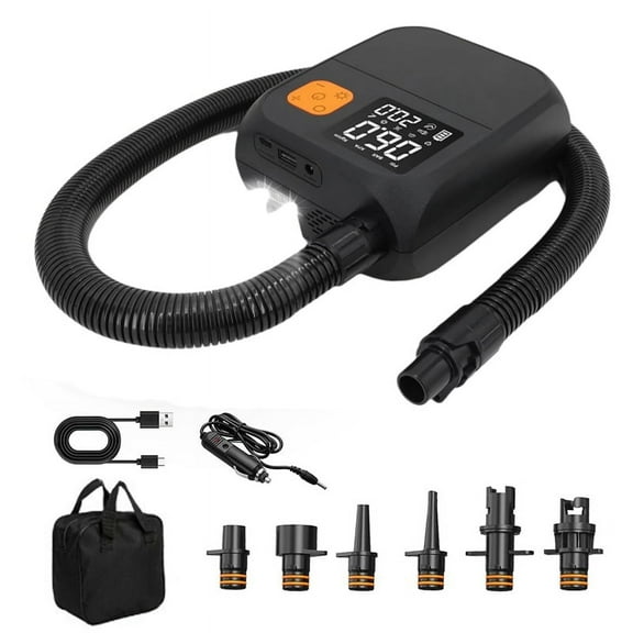 Portable Rechargeable Electric Paddle Board Pump, with LED Flashlight, 8000mAh Battery,for Boards, Kayaks