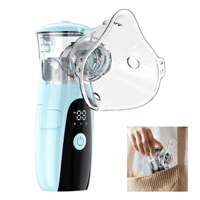 Portable Handheld Atomizer | Rechargeable with LED Display | for Family & Travel -Blue