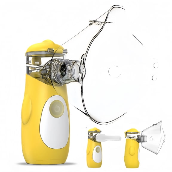 Portable Rechargeable Handheld Personal Breathing Steam Device, Quiet Adjustable Mist