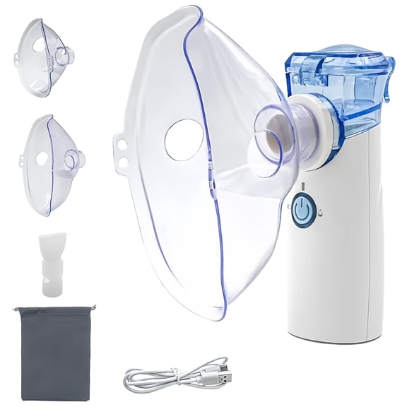 Portable Rechargeable Handheld Steam Inhaler, Cordless Vaporizer Humidifier for Travel & Home