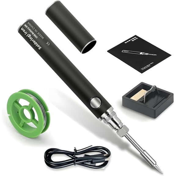 Mini Cordless Soldering Iron Kit USB Rechargeable Portable Cordless Soldering Iron