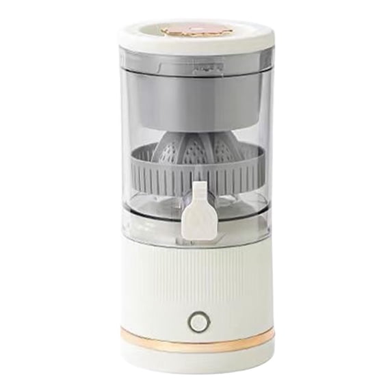 Portable Rechargeable Juicer, Automatic Fruit and Vegetable Juicer with Pulp Separation, USB Charging Travel Blender for Fresh Orange Juice, Easy to Clean Mini Blender for Home and Outdoors