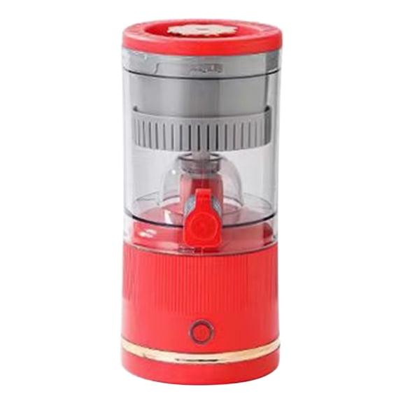 Portable Rechargeable Juicer, Automatic Fruit and Vegetable Juicer with Pulp Separation, USB Charging Travel Blender for Fresh Orange Juice, Easy to Clean Mini Blender for Home and Outdoors