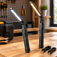 Portable Rechargeable LED Work Light, 2-Pack, 1800 Lumens, Magnetic ...