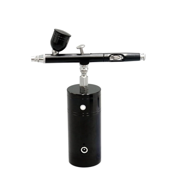 Portable Rechargeable Mini Air Gun Kit with Compressor Air-Brush Paint Spray Gun Airbrush Set For Nail Art Cake Fog Mist Sprayer ,User-Friendly Design