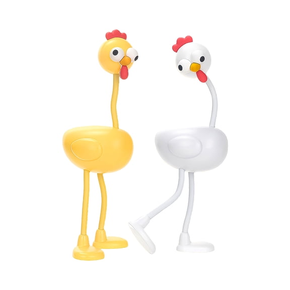 Portable Rechargeable Night Light Chicken Shape Changing Feature USB Charging Bedroom Light for Travel and Home Use