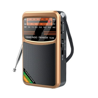 Portable Rechargeable Pocket Radio with Robust Sound and Superior Reception by YFind