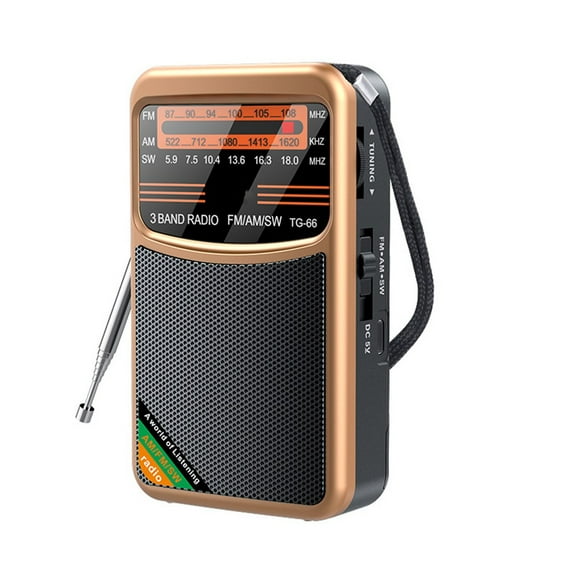 Portable Rechargeable Pocket Radio with Robust Sound and Superior Reception by YFind