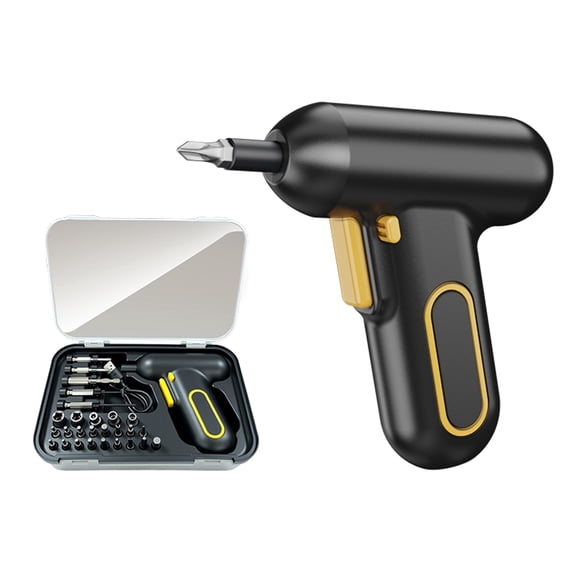 Portable Rechargeable Screwdriver Tool Ergonomic Grip Small Electric Screwdriver Cordless Multifunctional Drill