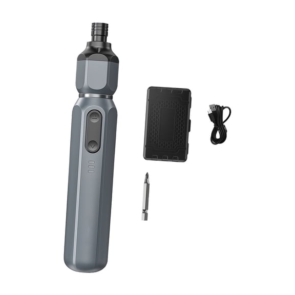 Portable Rechargeable Screwdriver Tool Ergonomic Grip Small Electric Screwdriver Cordless Multifunctional Drill