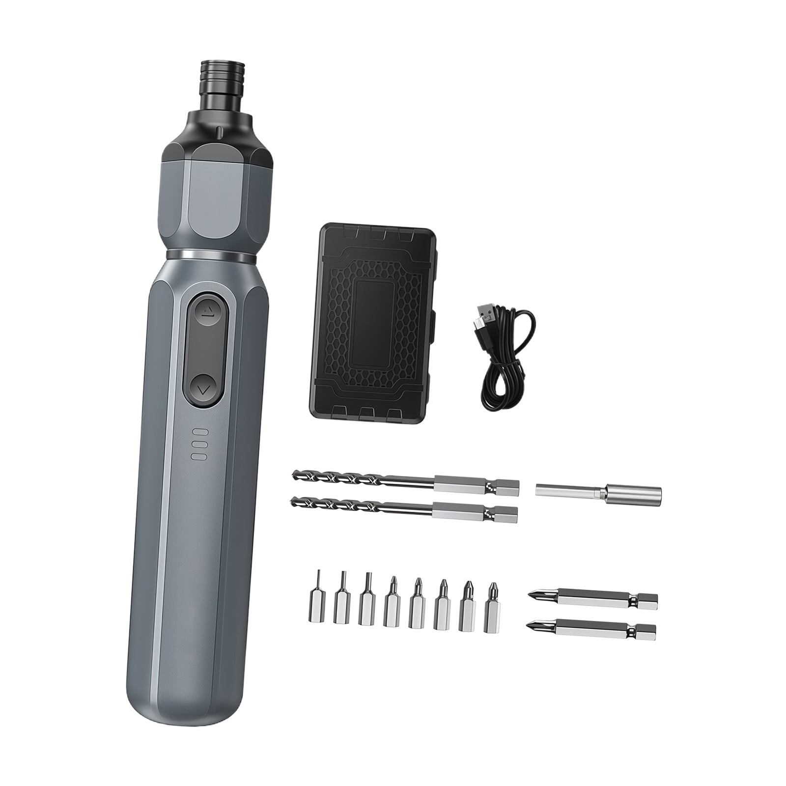 Portable Rechargeable Screwdriver Tool Ergonomic Grip Small Electric Screwdriver Cordless Multifunctional Drill