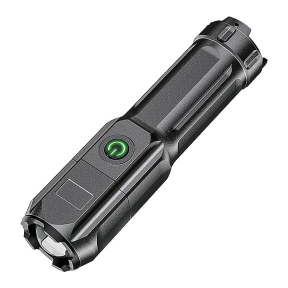 Portable Rechargeable Torch - 1200 Lumens, 3 Modes (High/Medium/Flash), IPX6 Waterproof, 80g Lightweight - for Camping, Emergency, and EDC