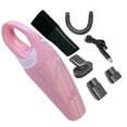 thumbnail image 1 of Portable Rechargeable Vacuum Cleaner Wet Dry Handheld, 120w Powerful Suction, Plastic Construction, for Quick Car Cleaning and Home Spills, Pink, by FAJHHA, 1 of 7