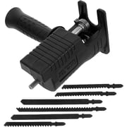 Portable Reciprocating Saw Adapter for Cordless Drill with 6pcs Reciprocating Saw Blade Set, Electric Drill Chainsaw Conversion Head Attachment for DIY and Professional Use
