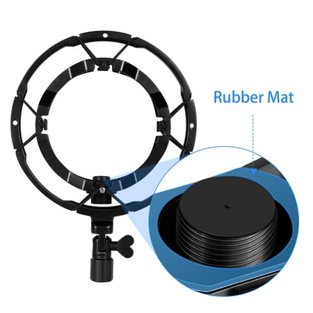Portable Recording Condenser Mic Shock Mount Lightweight vibration Shockproof Microphone Holder fessional B