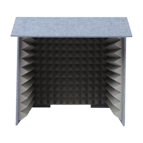 Portable Recording Studio,Foldable Desktop Soundproof Cover with Noise Reduction for Home Broadcast,Voice Isolation, Video Conference