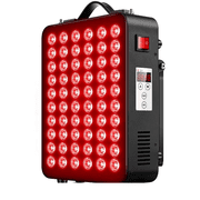 Portable Red Light Therapy Panel with Stand & Wall Mount, 60 LEDs 660nm Red & 850nm Near Infrared Light Device for Face and Body Wellness