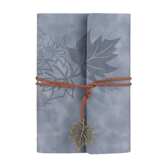 Portable Refillable Notebook With 6 Rings Leather Binder Covers Travel Journal Notebook For Student And Professional