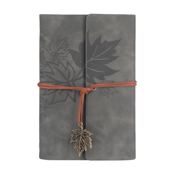 Portable Refillable Notebook With 6 Rings Leather Binder Covers Travel Journal Notebook For Student And Professional