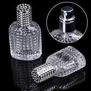 Portable Refillable Square Glass Perfume Atomizer Bottle with Spray Applicator - Stylish and Durable Refillable Perfume Bottles