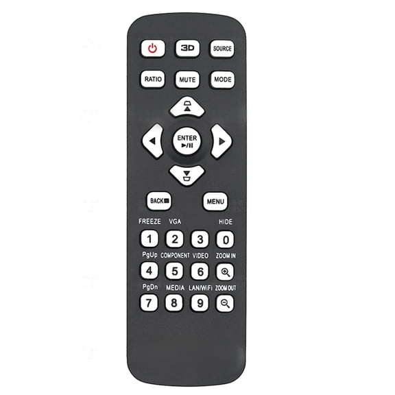Portable Remote Controller For Projectors Wide Compatibility for X118 X1126AH D606DI KX316 And More Models Projectors
