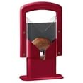 thumbnail image 1 of Portable Removable Bread and Bagel Slicer, Easy-to-Use Bagel Cutter for Toasters, Perfect for Cutting Bagels and Bread for Breakfast Akmoler | Red, 1 of 7