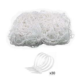 Portable Replacement Soccer Goal Net with Fastener Straps, Durable All-Weather Sports Netting for Training and Practice, Reliable Goal Post Gear