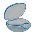 thumbnail image 1 of Portable Retainer Cleaner Case, Denture Bath Cleaner with Brush and Retainer Remover, for Teeth Aligners, Dentures, Travel, Daily Use - Light Blue, 1 of 6