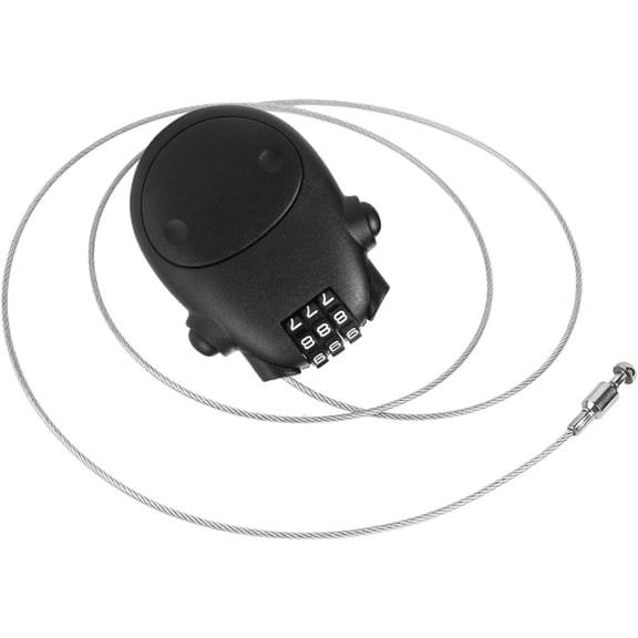 Portable Retractable Cable Lock, Mini Anti-theft Padlock for Motorcycle, Bike and Helmet Outdoor Use