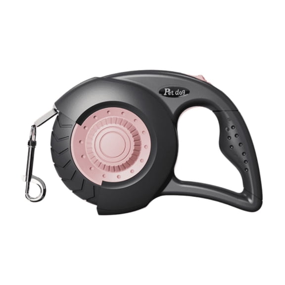 Portable Retractable Dog Leash, Anti-Tangle and Anti-Curling, 110 LBS Tensile Strength,Options for Daily Walks