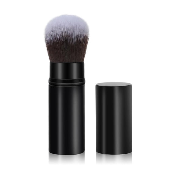 Portable Retractable Makeup Brush For Foundation Blush Eco-Friendly Travel Design