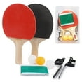 thumbnail image 1 of Portable Retractable Ping Pong Post Net Rack Ping Pong Paddles Quality Table Tennis Rackets Set Ping Pong Training Adjustable Extending Net Rack Paddle Bats Accessories Racquet Bundl, 1 of 7