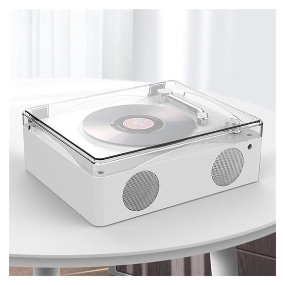 Portable Retro CD Player Rechargeable Disc Player Ideal for Travel and Home Entertainment ,Multi-Functional