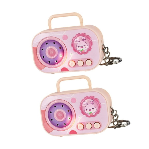 Portable Retro Tape Player Key Holder Decorative ABS Electronic Small Recorder Toy With Color Options