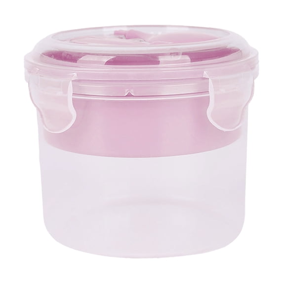 Portable Reusable Parfait Cups With Lids Yogurt Cup With Topping Cereal Oatmeal Container Leak Proof Breakfast On The Go For Meal