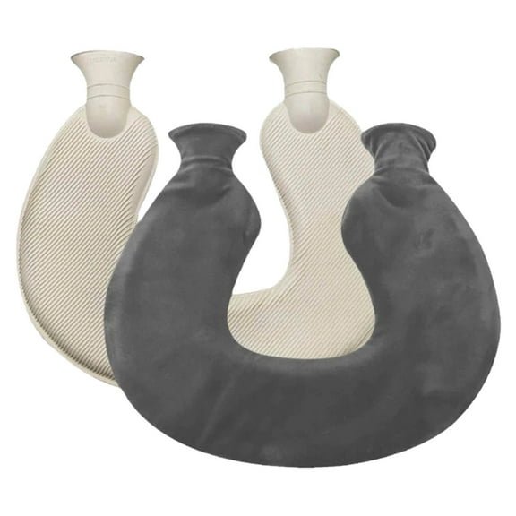 Portable Reusable Rubber Hot Water Bottle for Heat and Comfort