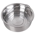 thumbnail image 1 of Portable Rice Cooker Vegetable Steamer Basket Veggie Steaming Basket for Cooking Stainless Steel Steamer Insert, 1 of 8