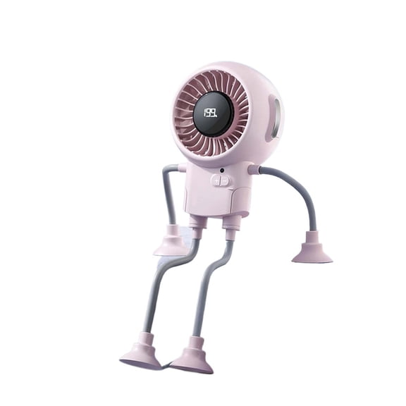 Portable Robot Fan Man with Remote - 3000mah USB Rechargeable Small Desk Fan with 199 Speeds, Flexible Handheld Personal Fan for Traveling, Office, Outdoor & Bedside Decor, Cool Tech Gadget