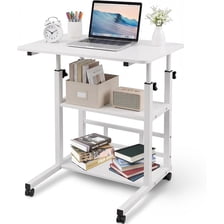 Portable Storage Pc Rolling Desks for Home Office Use