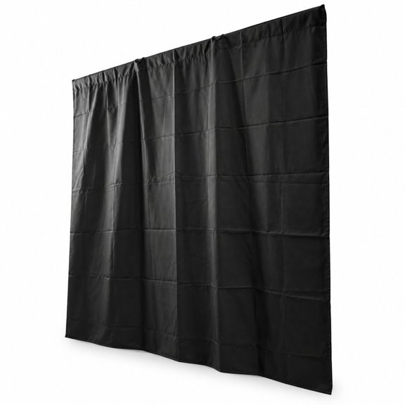 Portable Room Divider & Privacy Screen for Education, Clinics, Biometric Screenings, Health Screenings & Travel - Tool-Free Setup, Black