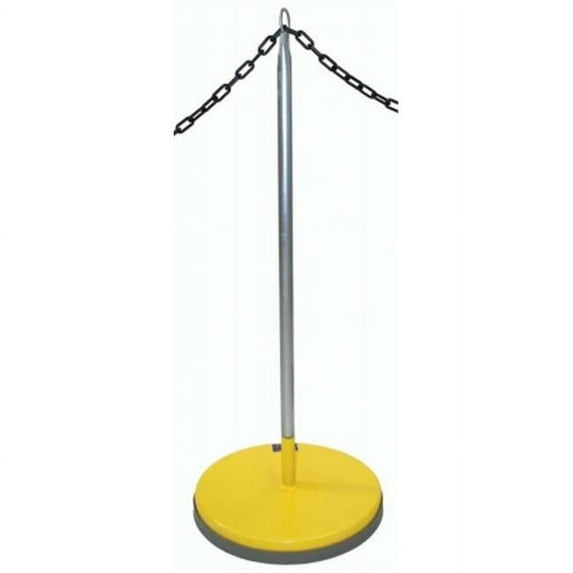 Portable Rope Post - Yellow