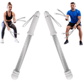 thumbnail image 1 of Portable Ropeless Battle Ropes, Adjustable Weights Cordless Battle Ropes for Home Gym with 2 Pack, Weighted Exercise Equipment for Low-Impact Workout, Strength & HIIT, for Men & Women (Grey), 1 of 7