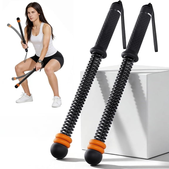 Portable Ropeless Battle Ropes, Cordless Battle Ropes with Adjustable Weights, Quiet Home Gym Fitness Equipment for Strength Training & Cardio Workout for Men WomenBlack
