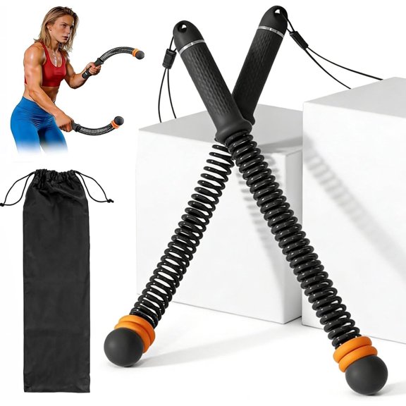 Portable Ropeless Ropes with Adjustable Weights - Cordless Rope Set for Gym, HIIT & Strength , Low- Full Workout Equipment with Storage Bag for Men & Women (Black)